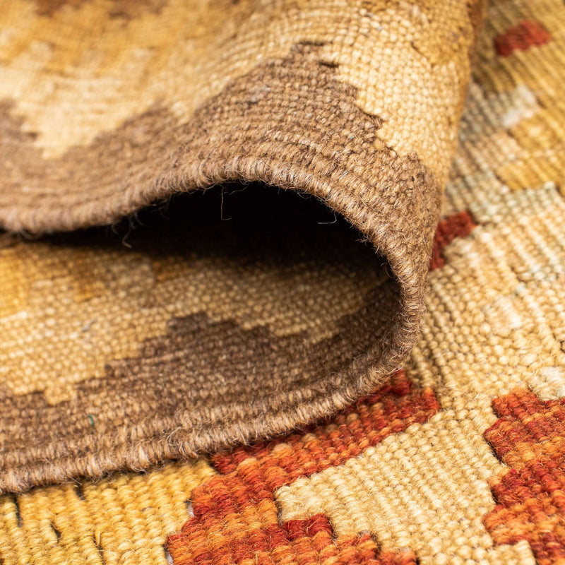 Runner Kelim Carpet - orientalisk matta - 204 x 67 cm - beige