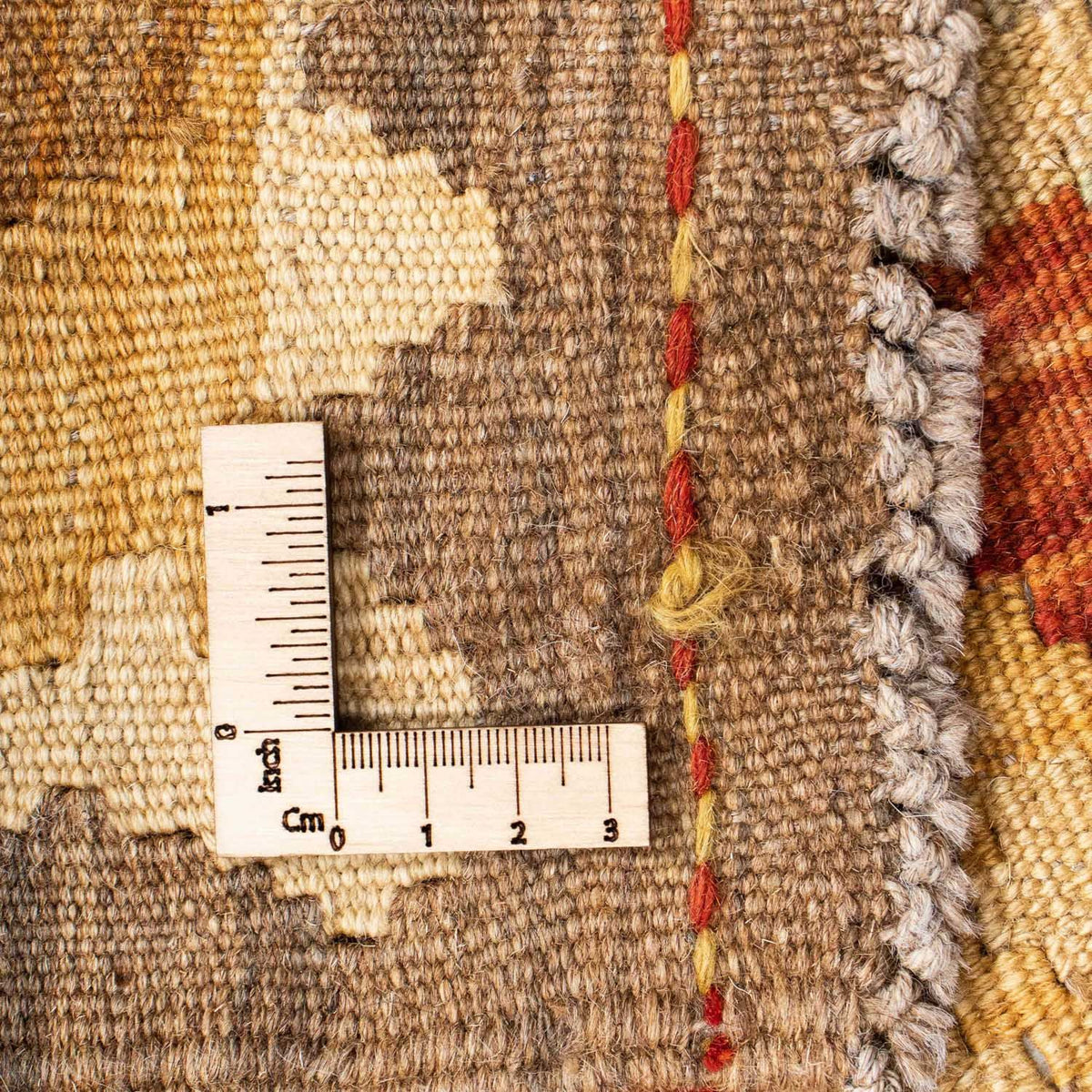 Runner Kelim Carpet - orientalisk matta - 204 x 67 cm - beige