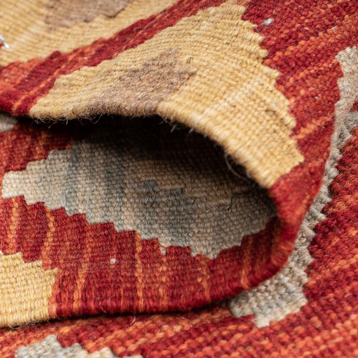 Runner Kelim Carpet - Splash - 185 x 69 cm - flerfärgad