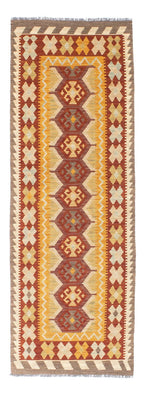 Runner Kelim Carpet - orientalisk matta - 195 x 65 cm - rost