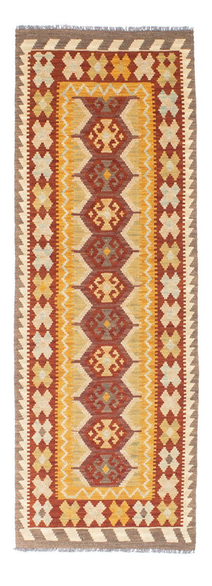 Runner Kelim Carpet - orientalisk matta - 195 x 65 cm - rost