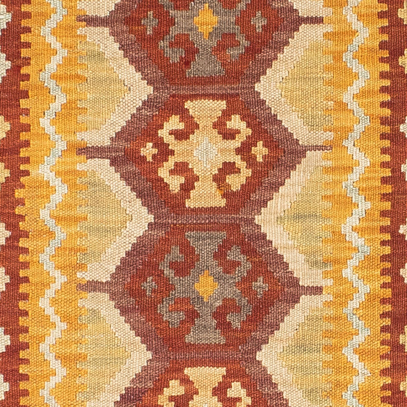Runner Kelim Carpet - orientalisk matta - 195 x 65 cm - rost