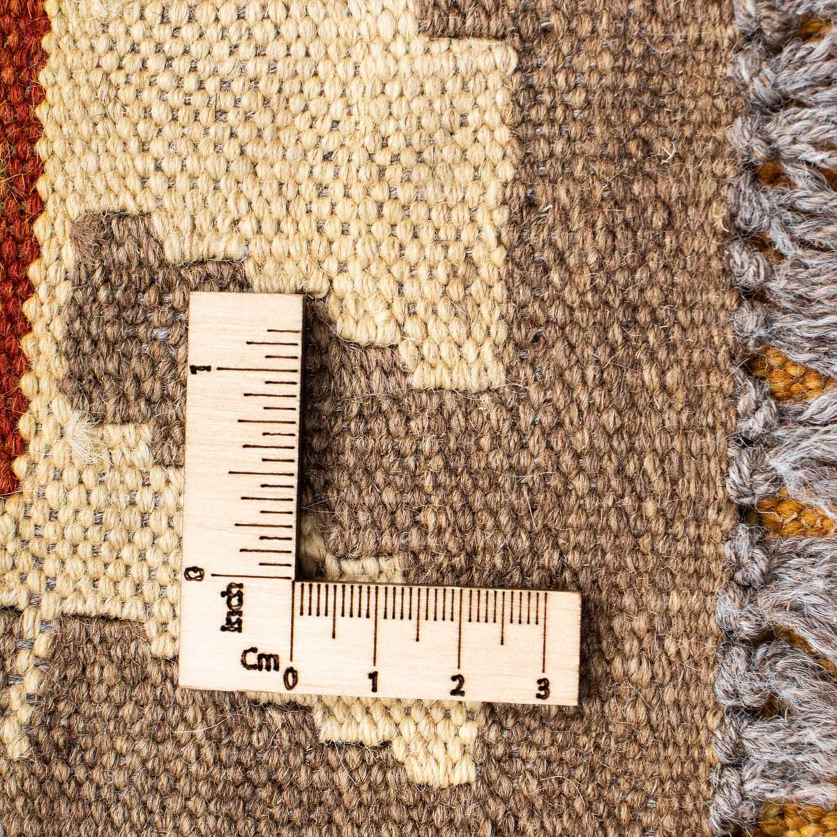 Runner Kelim Carpet - orientalisk matta - 195 x 65 cm - rost