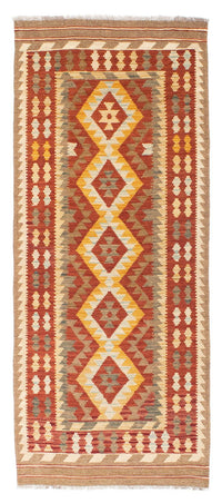 Runner Kelim Carpet - orientalisk matta - 192 x 76 cm - rost