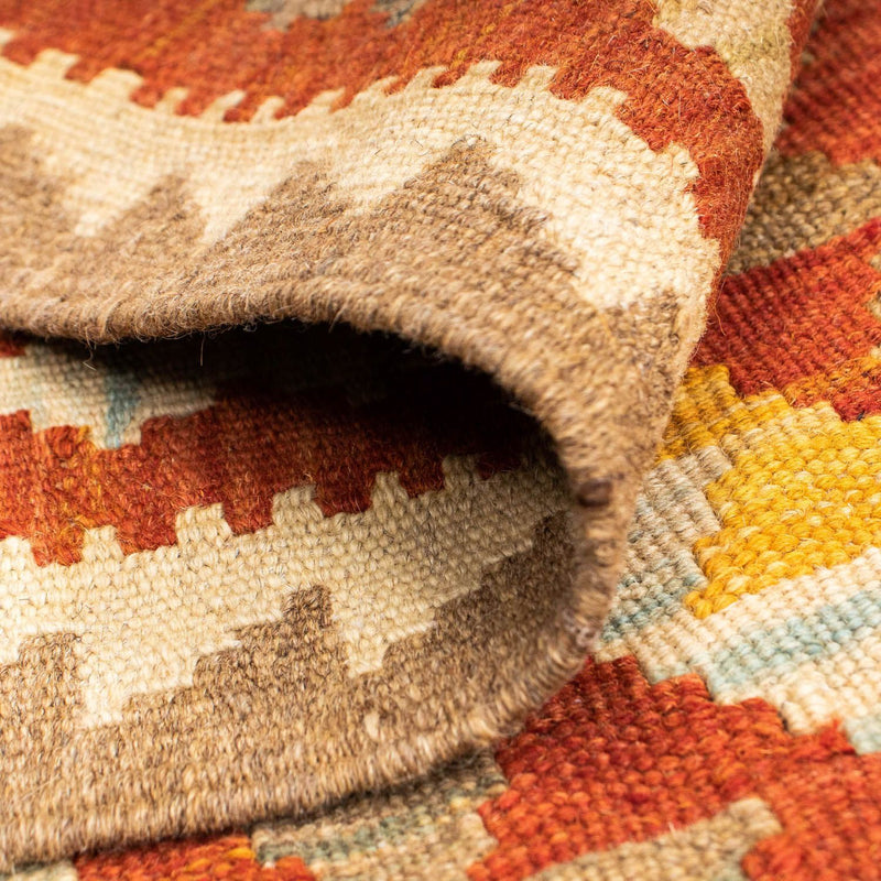 Runner Kelim Carpet - orientalisk matta - 192 x 76 cm - rost