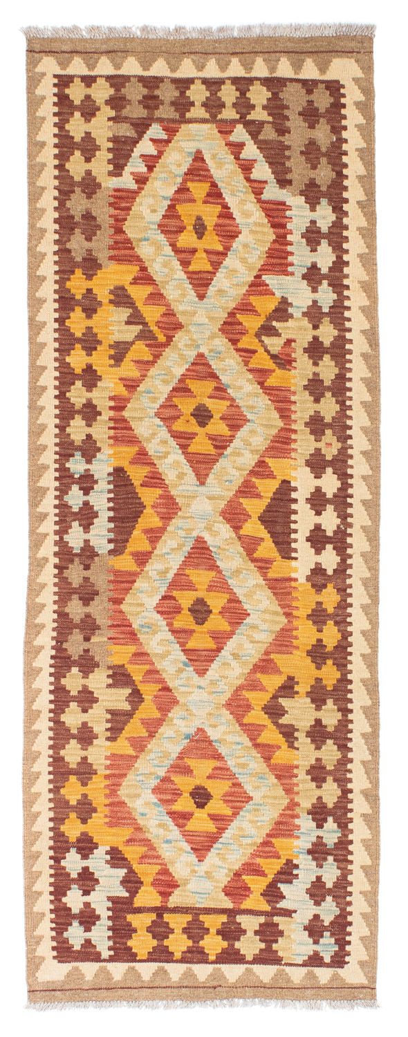 Runner Kelim Carpet - orientalisk matta - 200 x 70 cm - beige