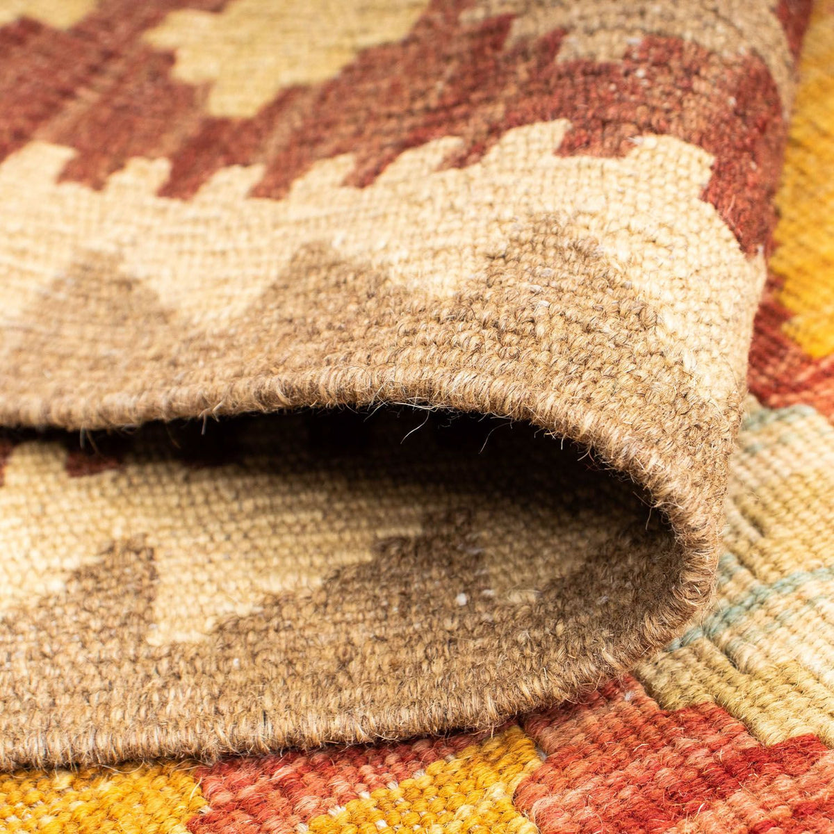 Runner Kelim Carpet - orientalisk matta - 200 x 70 cm - beige