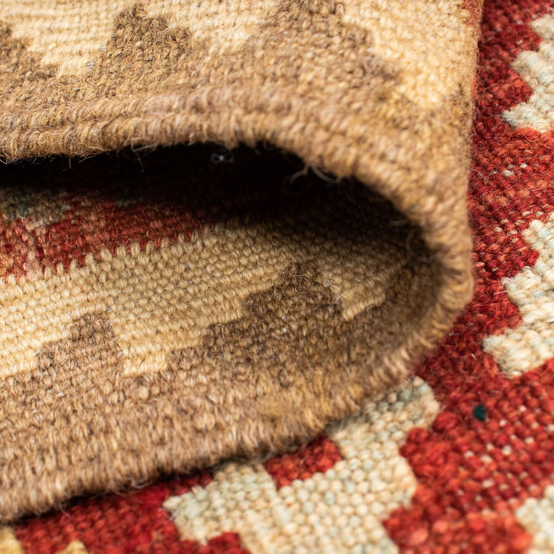 Runner Kelim Carpet - orientalisk matta - 197 x 73 cm - rost