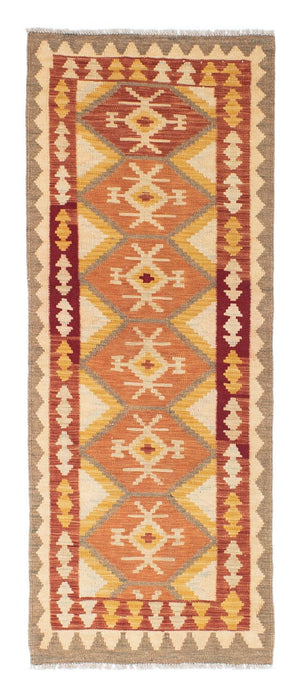 Runner Kelim Carpet - orientalisk matta - 190 x 71 cm - beige