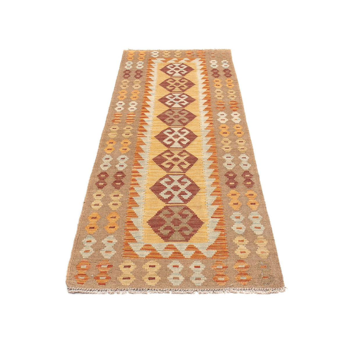 Runner Kelim Carpet - Splash - 204 x 65 cm - flerfärgad