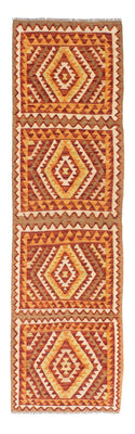 Runner Kelim Carpet - orientalisk matta - 231 x 62 cm - brun
