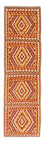 Runner Kelim Carpet - orientalisk matta - 231 x 62 cm - brun