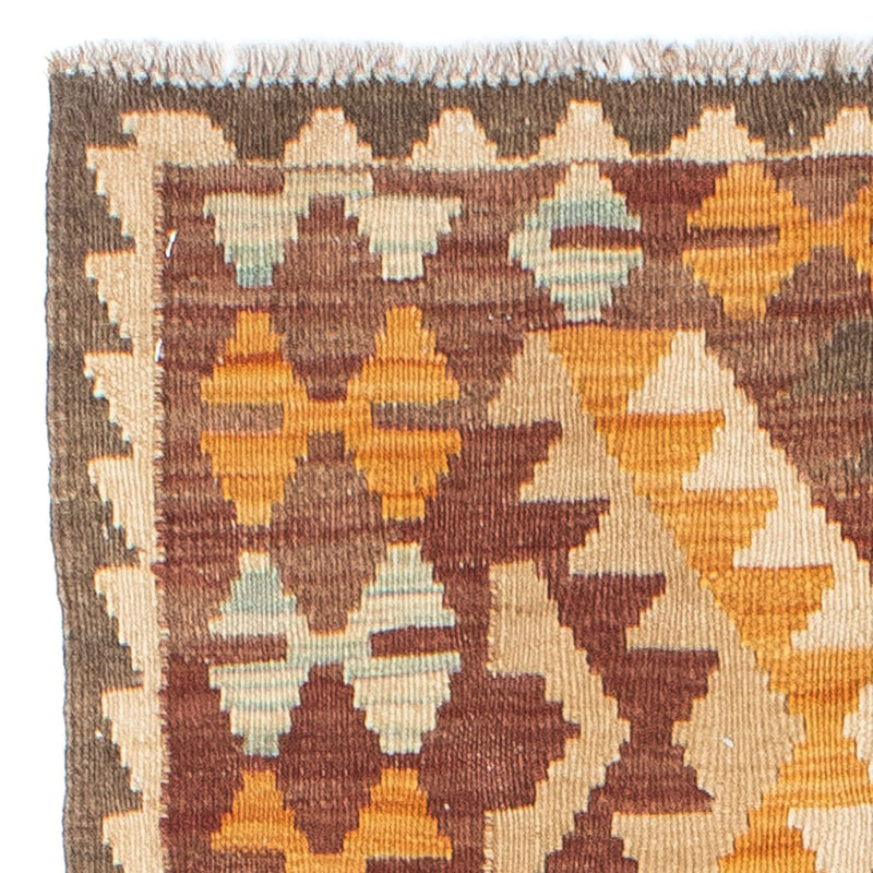 Runner Kelim Carpet - orientalisk matta - 194 x 63 cm - beige