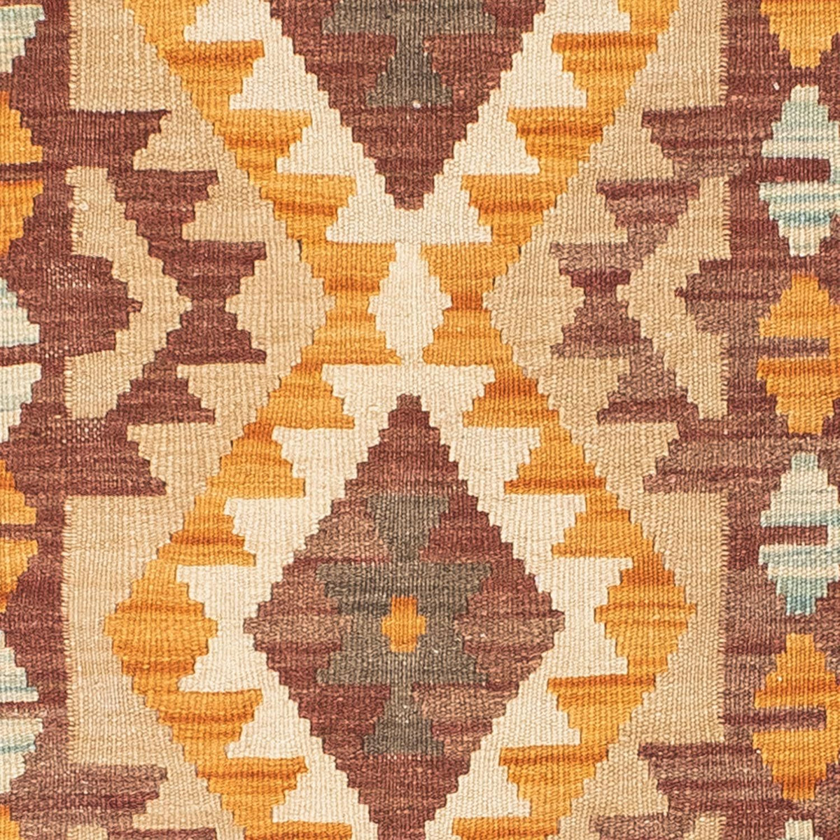 Runner Kelim Carpet - orientalisk matta - 194 x 63 cm - beige