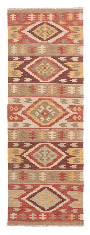 Runner Kelim Carpet - Splash - 205 x 64 cm - flerfärgad