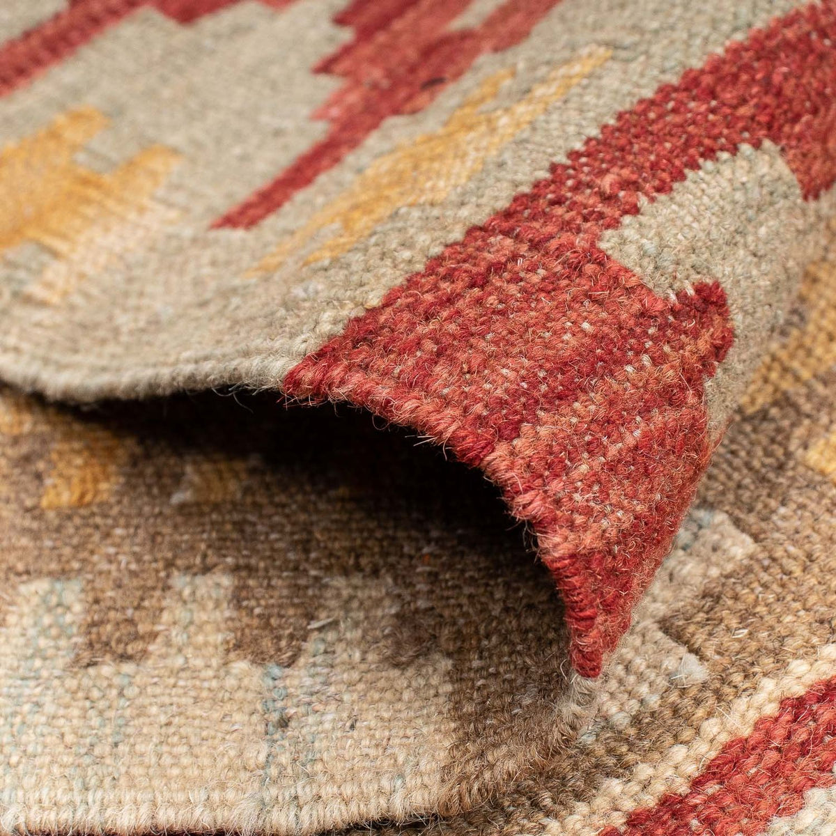 Runner Kelim Carpet - Splash - 205 x 64 cm - flerfärgad