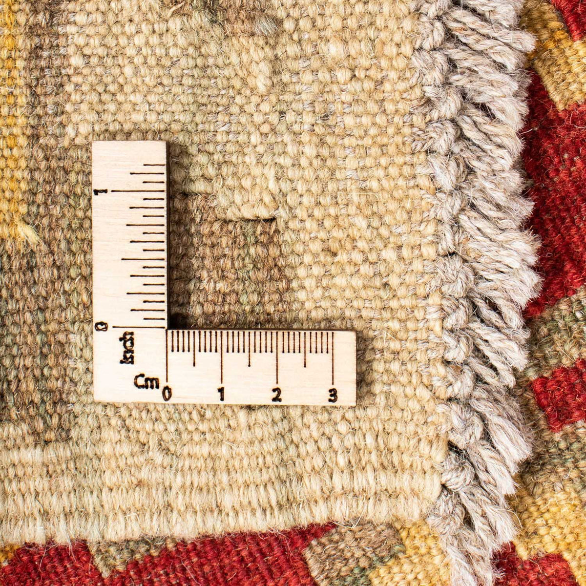 Runner Kelim Carpet - orientalisk matta - 203 x 71 cm - röd