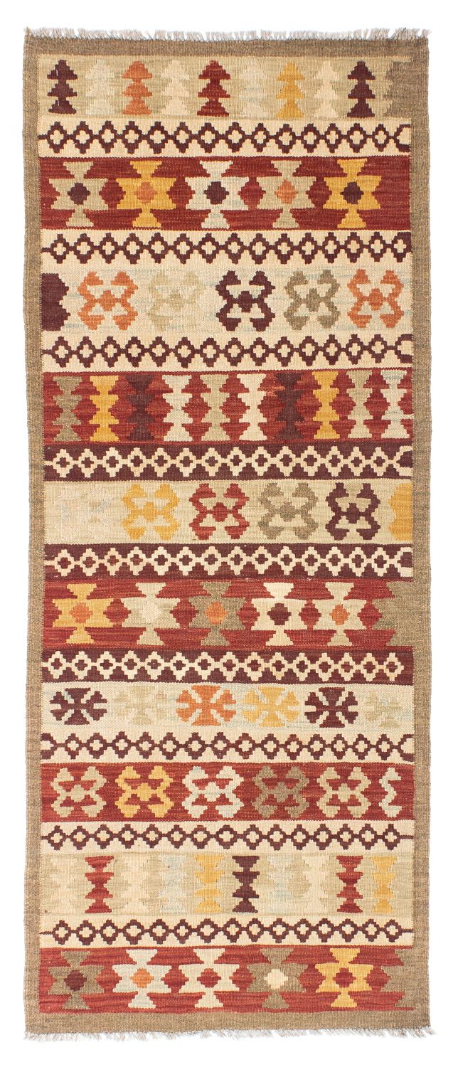 Runner Kelim Carpet - orientalisk matta - 194 x 75 cm - flerfärgad