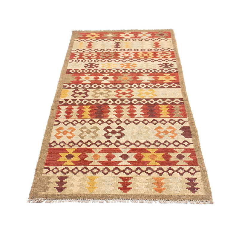 Runner Kelim Carpet - orientalisk matta - 194 x 75 cm - flerfärgad