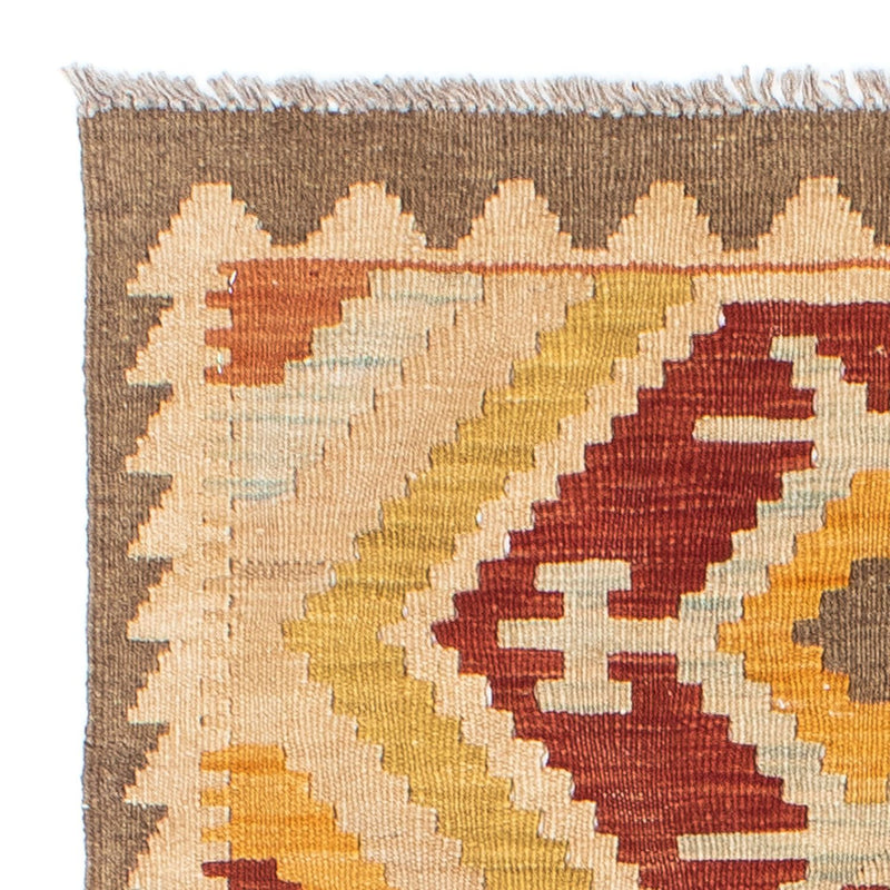 Runner Kelim Carpet - orientalisk matta - 197 x 70 cm - beige