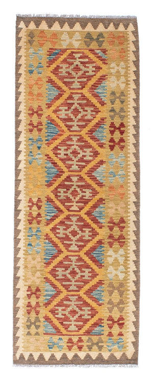 Runner Kelim Carpet - orientalisk matta - 189 x 70 cm - flerfärgad