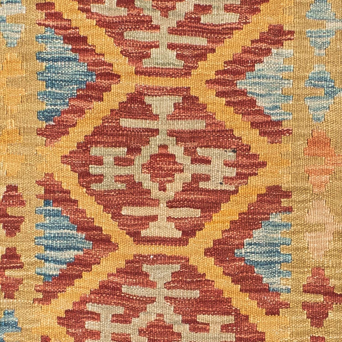 Runner Kelim Carpet - orientalisk matta - 189 x 70 cm - flerfärgad