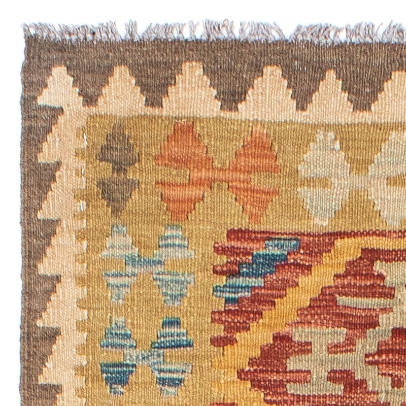 Runner Kelim Carpet - orientalisk matta - 189 x 70 cm - flerfärgad