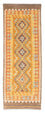 Runner Kelim Carpet - orientalisk matta - 209 x 71 cm - guld