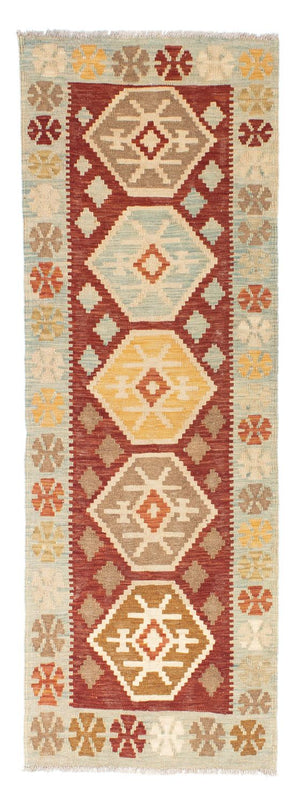 Runner Kelim Carpet - orientalisk matta - 203 x 70 cm - beige