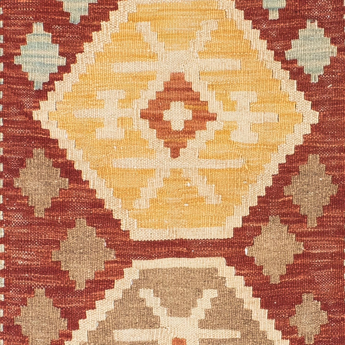 Runner Kelim Carpet - orientalisk matta - 203 x 70 cm - beige