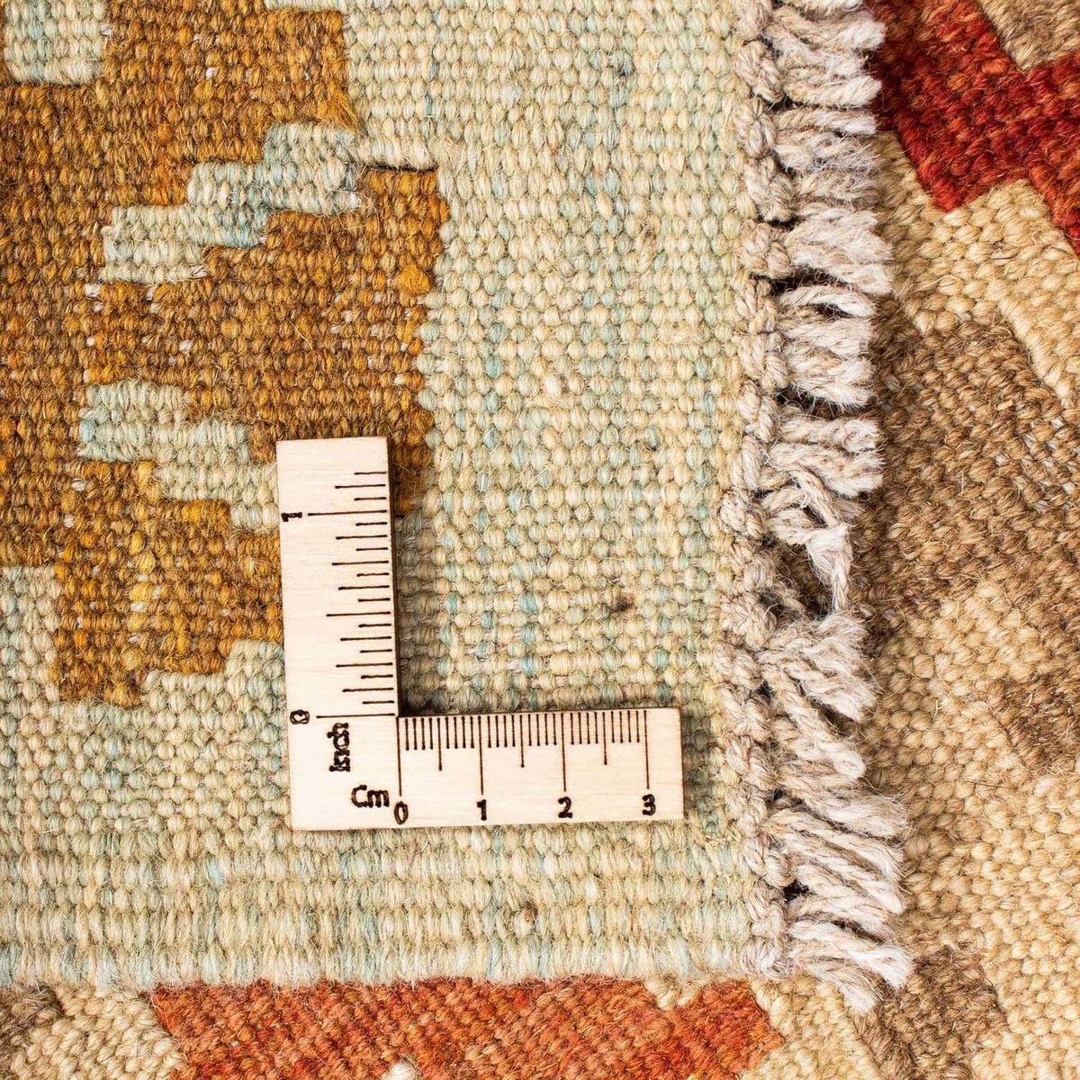 Runner Kelim Carpet - orientalisk matta - 203 x 70 cm - beige