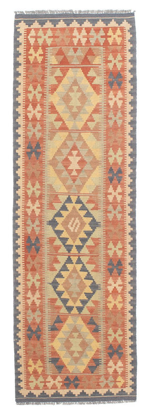 Runner Kelim Carpet - Splash - 198 x 60 cm - flerfärgad