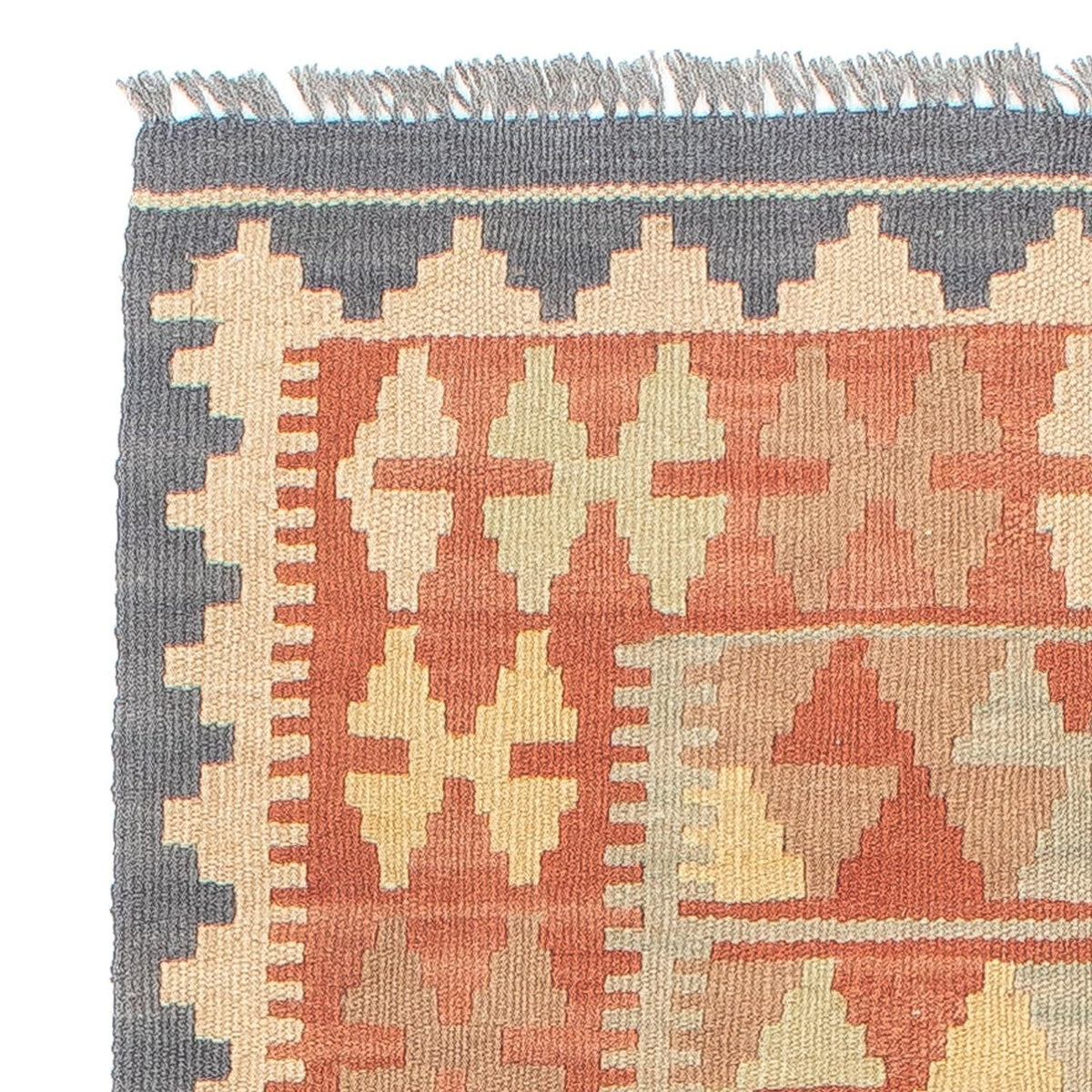 Runner Kelim Carpet - Splash - 198 x 60 cm - flerfärgad