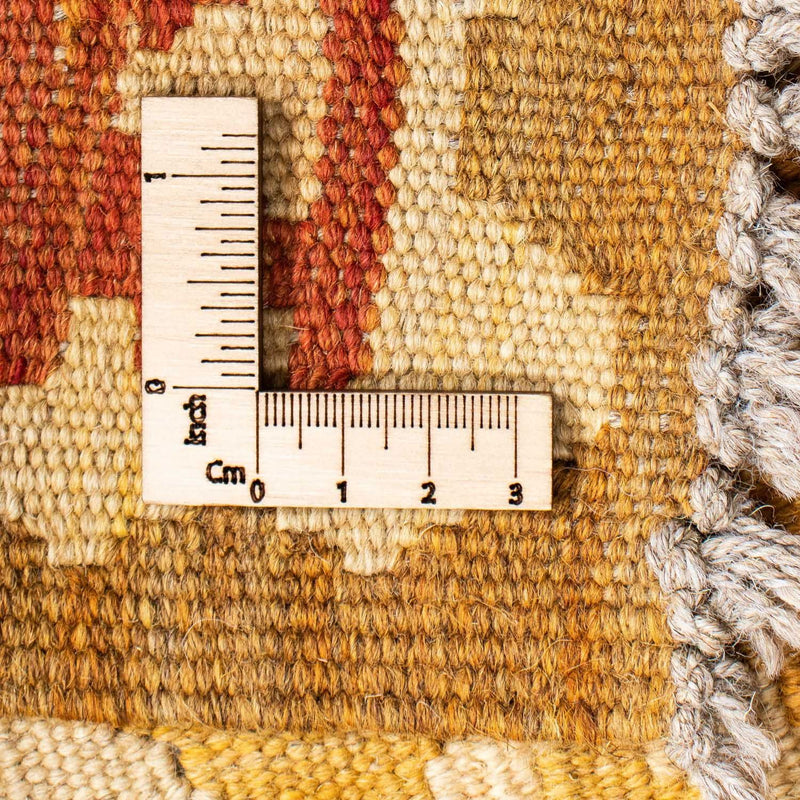 Runner Kelim Carpet - orientalisk matta - 206 x 67 cm - ljusbrun