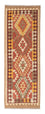 Runner Kelim Carpet - orientalisk matta - 199 x 67 cm - ljusbrun