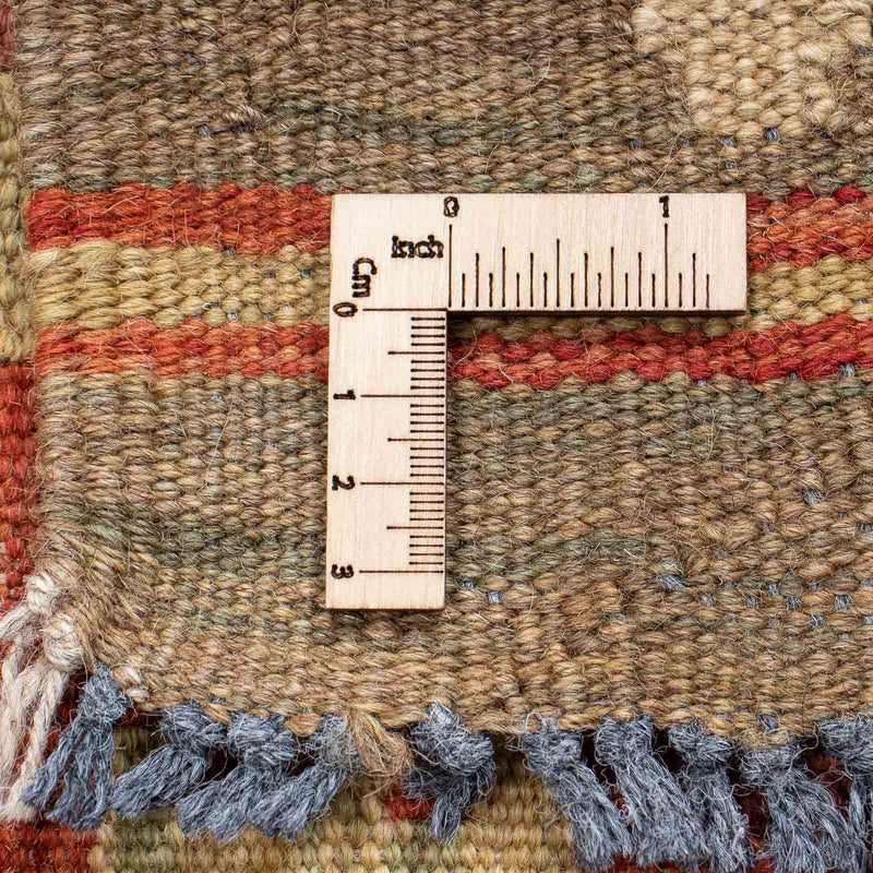 Runner Kelim Carpet - Splash - 198 x 68 cm - rost