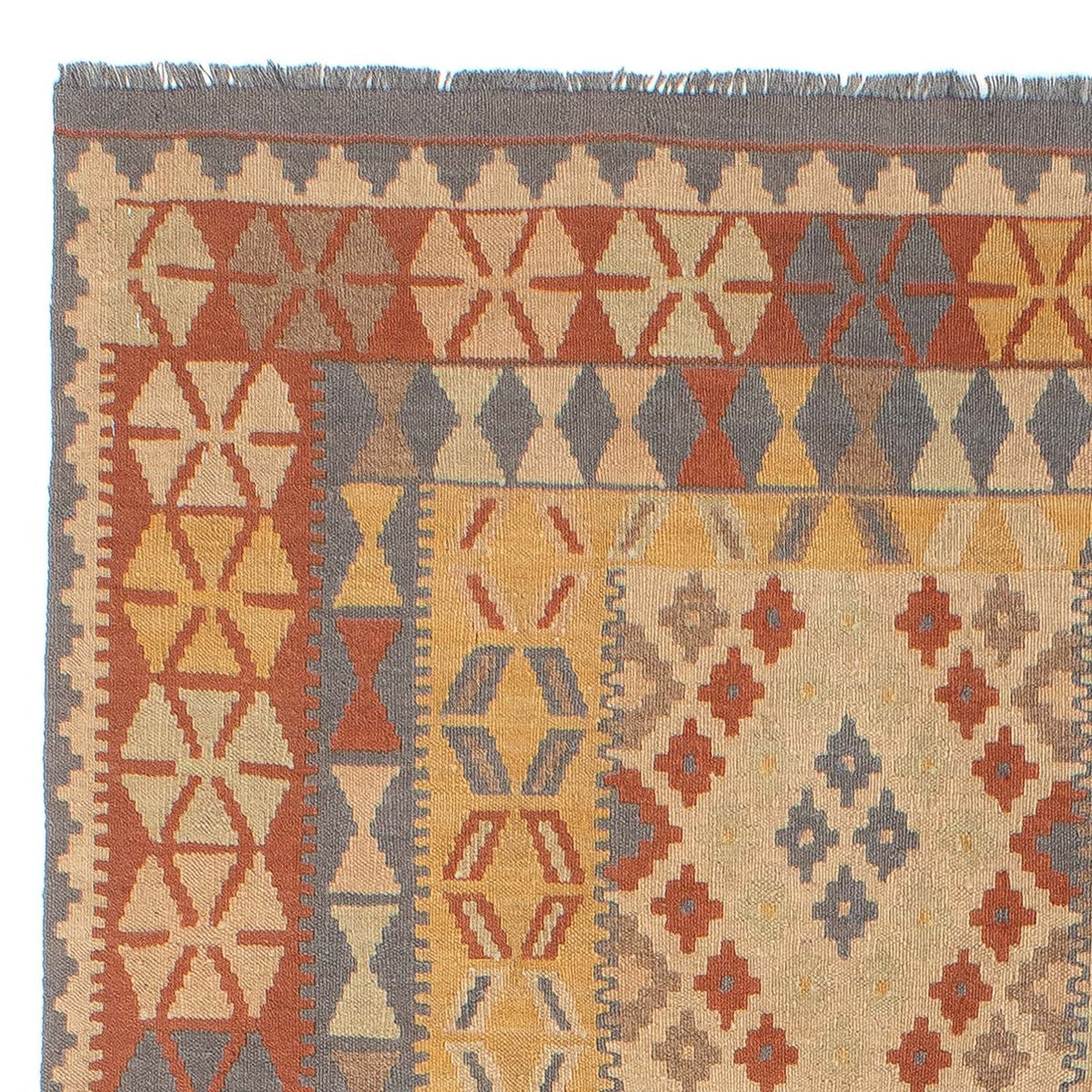 Kelim Carpet - orientalisk matta - 205 x 152 cm - flerfärgad