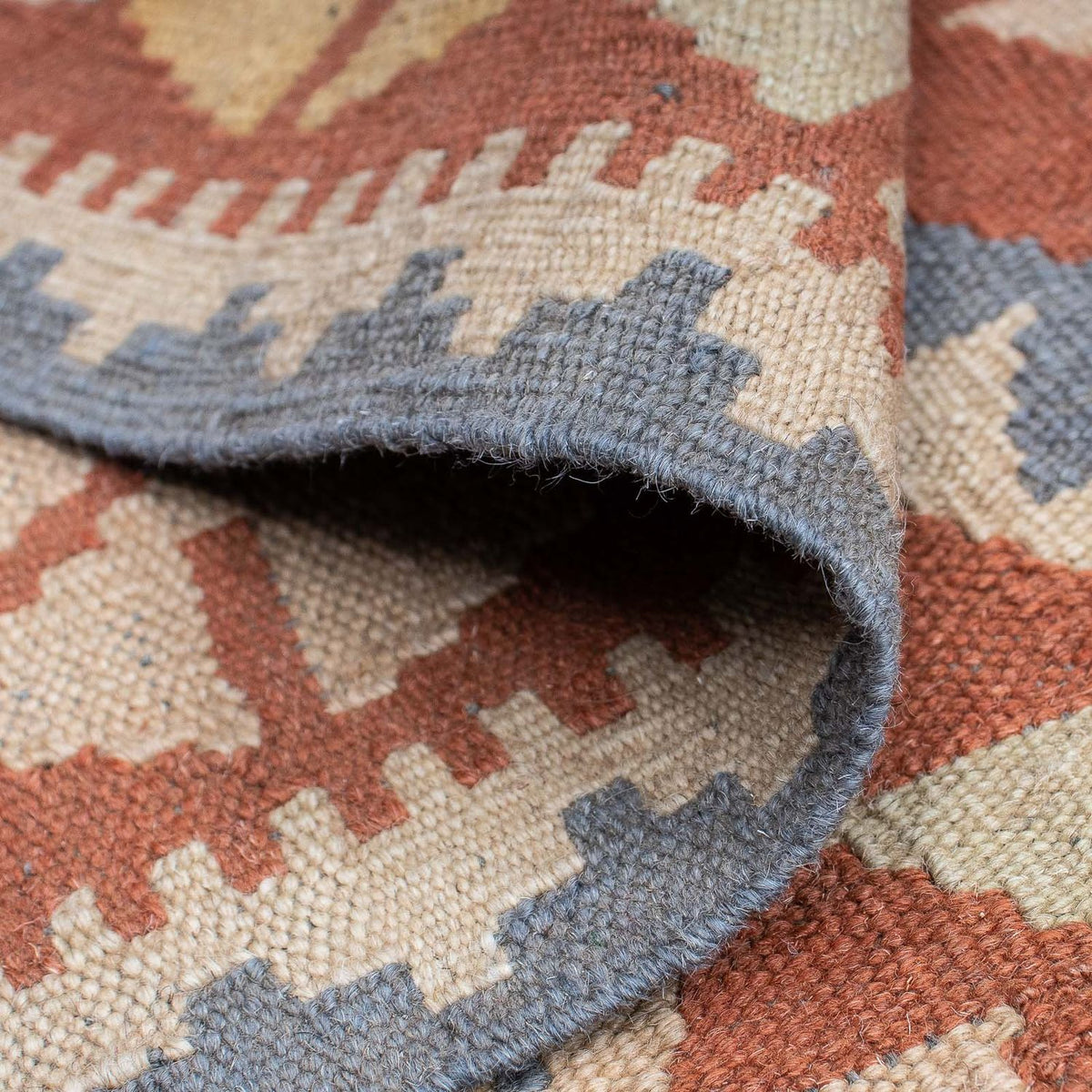 Kelim Carpet - orientalisk matta - 205 x 152 cm - flerfärgad