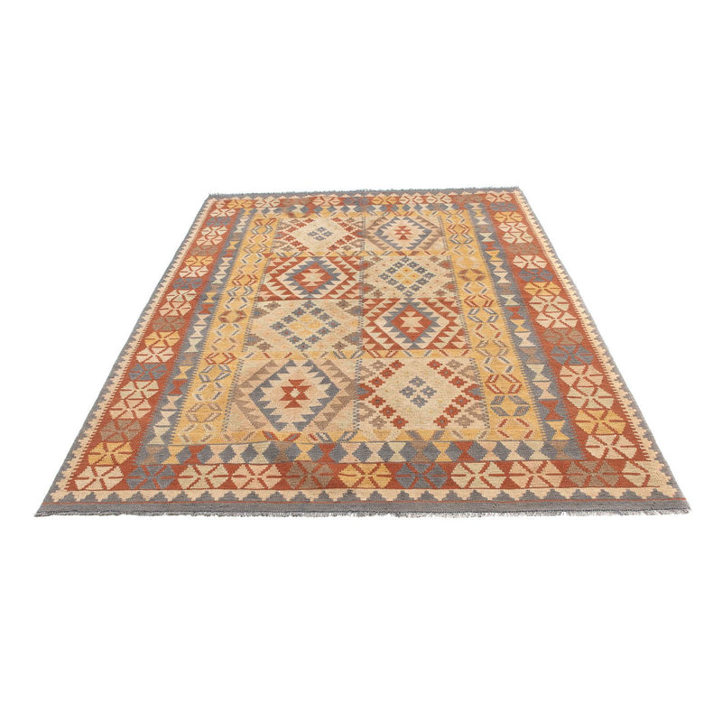 Kelim Carpet - orientalisk matta - 205 x 152 cm - flerfärgad