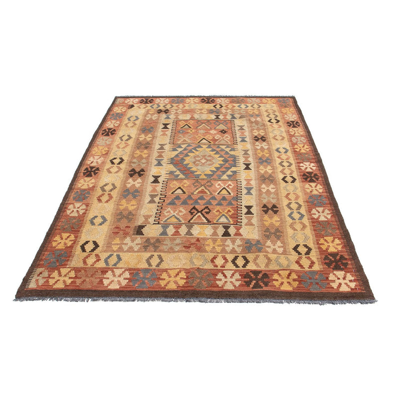 Kelim Carpet - orientalisk matta - 204 x 130 cm - flerfärgad