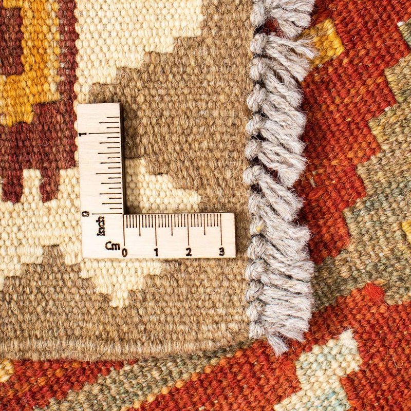 Runner Kelim Carpet - orientalisk matta - 210 x 72 cm - ljusbrun