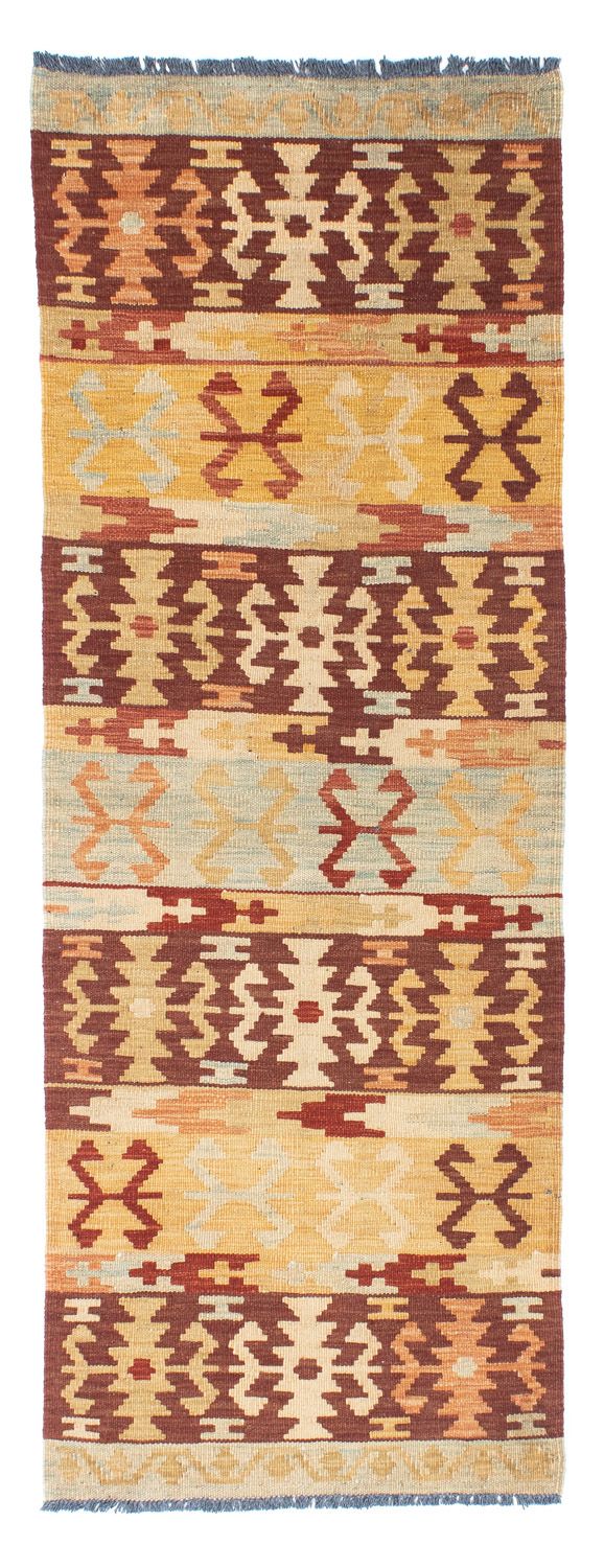 Runner Kelim Carpet - orientalisk matta - 209 x 72 cm - flerfärgad