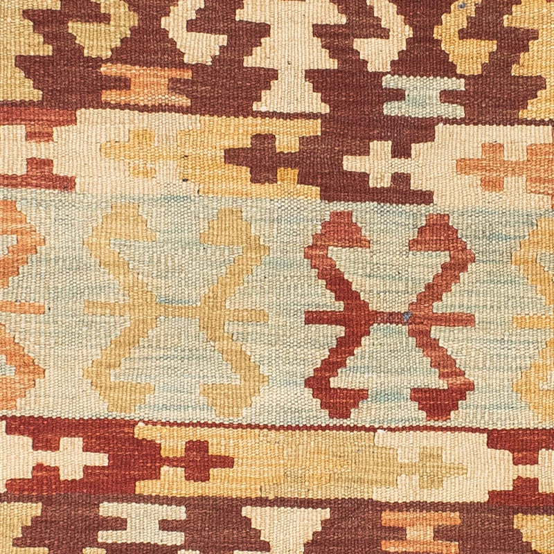 Runner Kelim Carpet - orientalisk matta - 209 x 72 cm - flerfärgad