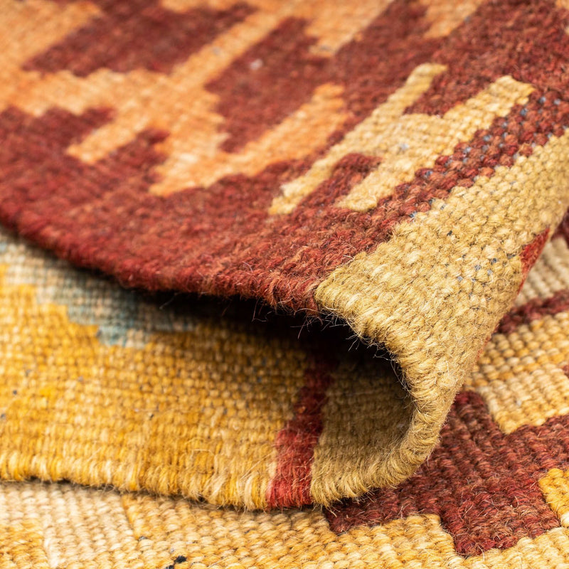 Runner Kelim Carpet - orientalisk matta - 209 x 72 cm - flerfärgad