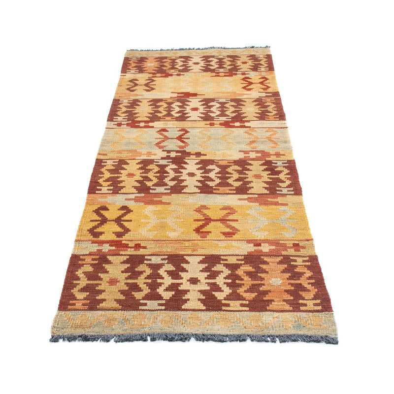 Runner Kelim Carpet - orientalisk matta - 209 x 72 cm - flerfärgad
