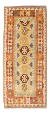 Runner Kelim Carpet - orientalisk matta - 195 x 74 cm - beige