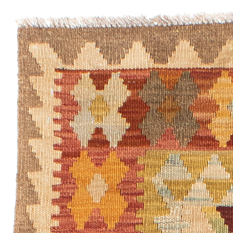 Runner Kelim Carpet - orientalisk matta - 195 x 74 cm - beige