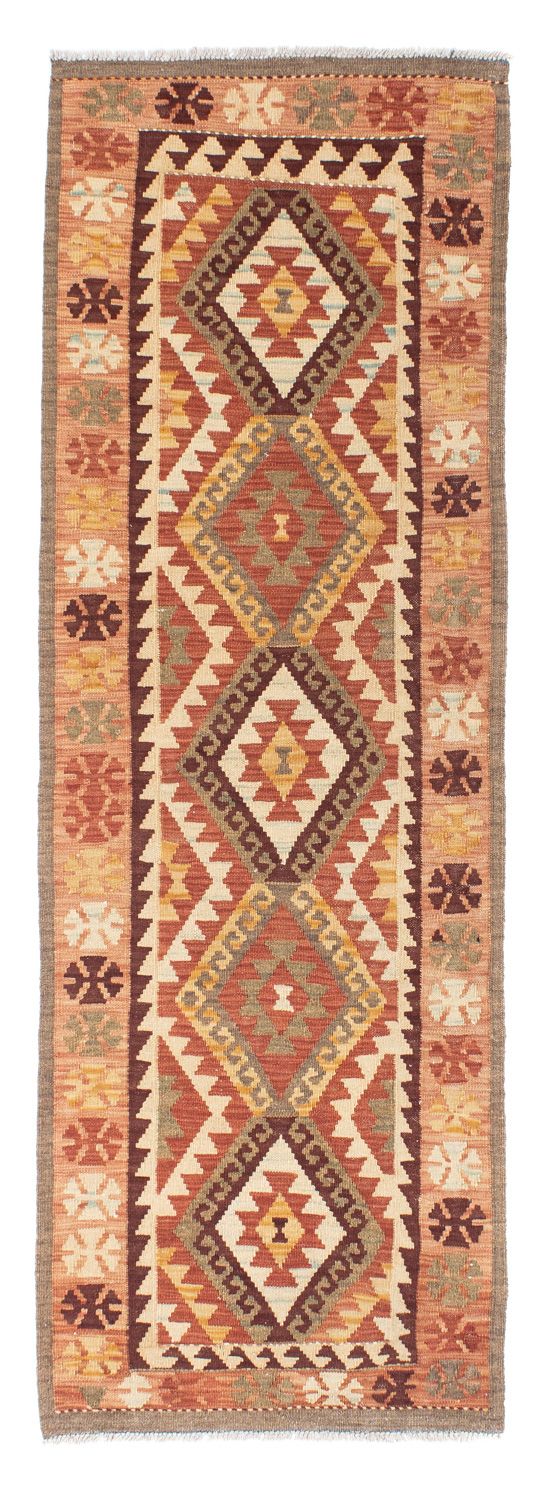 Runner Kelim Carpet - orientalisk matta - 204 x 71 cm - beige