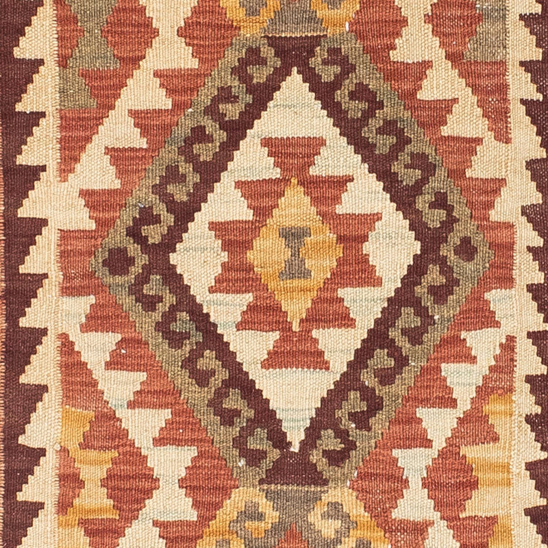 Runner Kelim Carpet - orientalisk matta - 204 x 71 cm - beige
