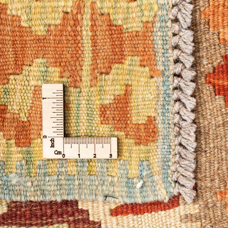 Runner Kelim Carpet - orientalisk matta - 199 x 77 cm - beige